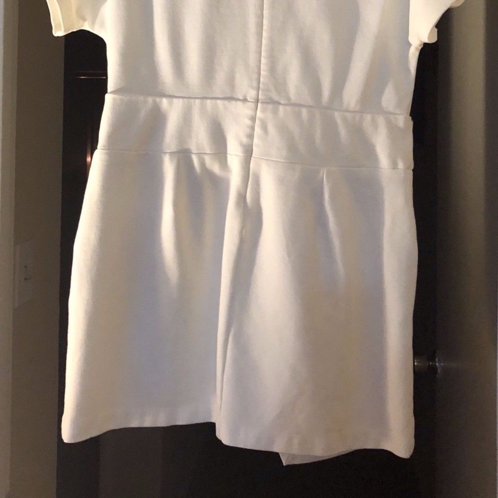 Halston Heritage Short Dolman-Sleeve V-Neck Dress - Picture 6 of 7